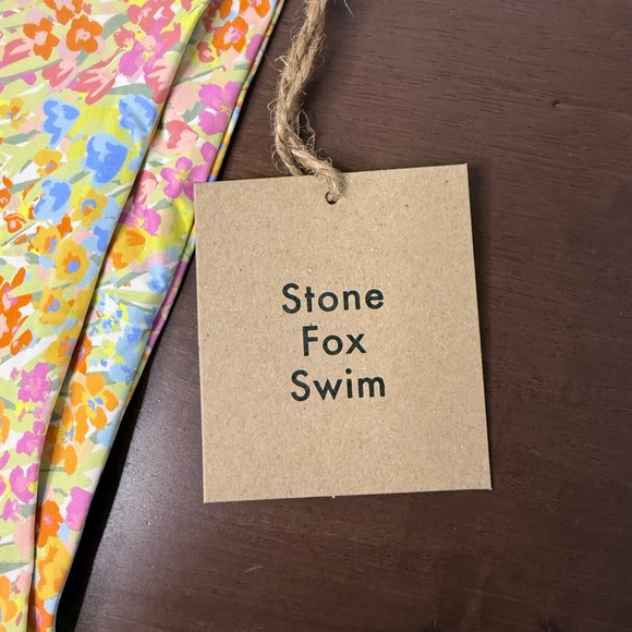 Stone Fox Swim Sumatra Bottom in Flower Fields Print XS NWT - Picture 9 of 10